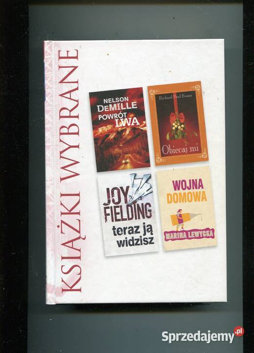 Książki wybrane Powrót lwa Obiecaj mi Teraz ją sprzedam