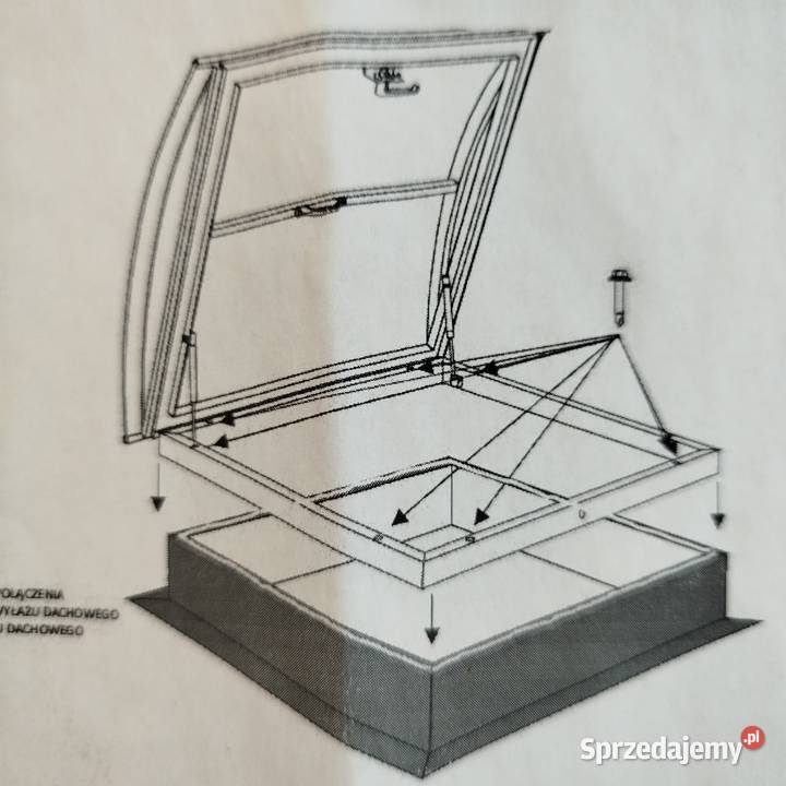 Wyłaz dachowy świetlik 91116 małopolskie Kraków sprzedam