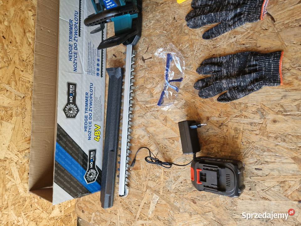 Nożyce do żywopłotu krzewów 2x aku 48v Głogowa