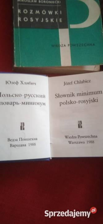 Stare słowniki Polsko Rosyjskie sprzedam