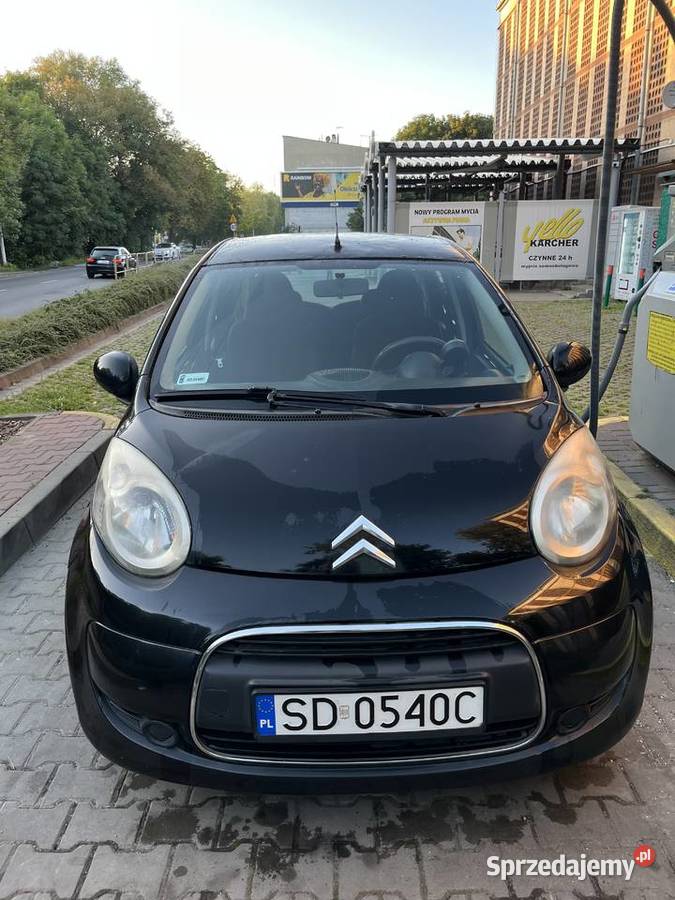 Czarny ekonomiczny citroen c1 silnik 10 wersja manualna Siemianowice Śląskie