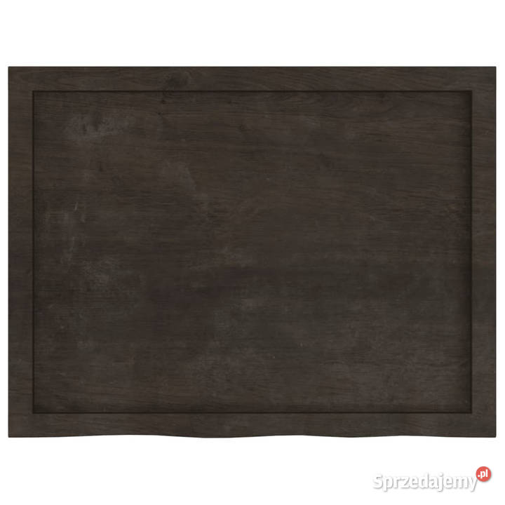 Blat stołu ciemnobrązowy 80x60x24 lite drewno Warszawa sprzedam