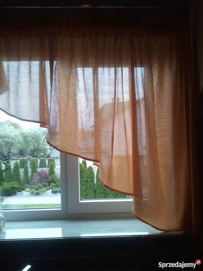 Firanalambrekin kresz miodowy szer 185 x 150 wys odcienie żółtego Radom