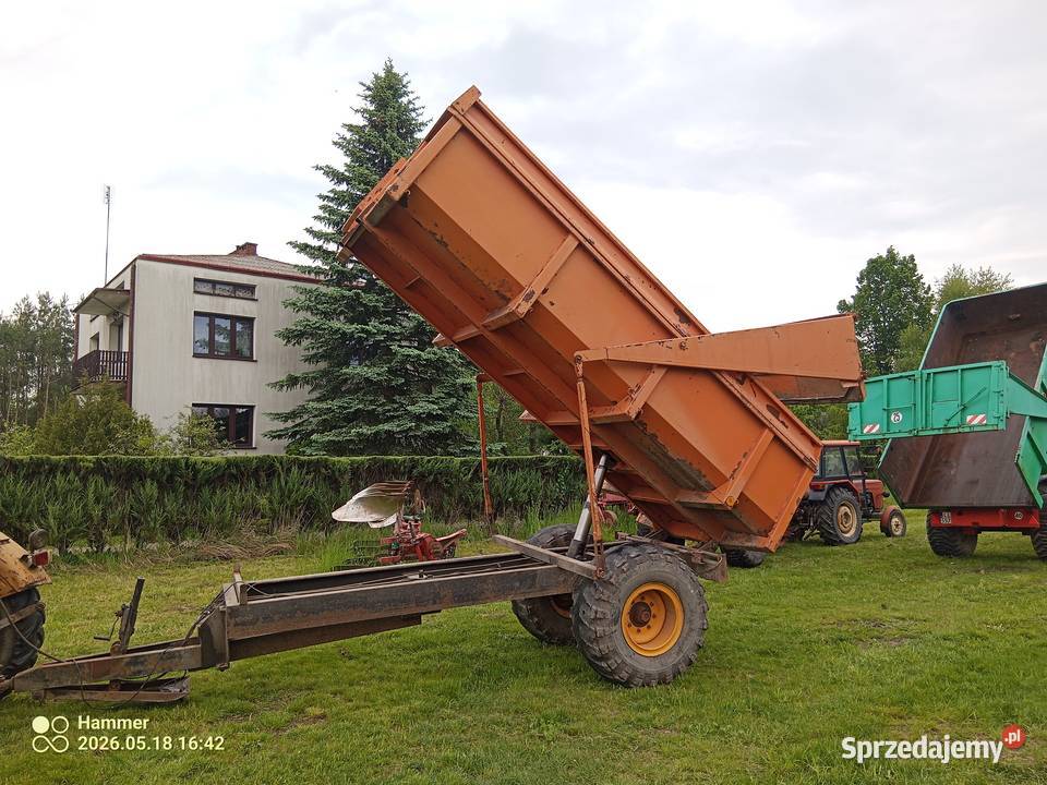 Przyczepa wywrotka skorupowa 8 ton Możliwość Kurów