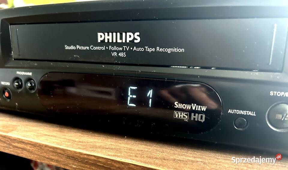 Magnetowid PHILIPS VR485 Pilot ODTWARZACZ do Białystok