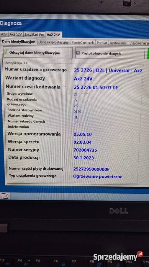 Nowy Sterownik Eberspacher Airtronic S2 D2L 24V Polska sprzedam
