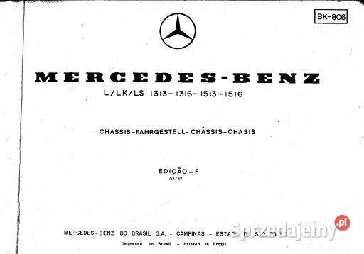 Mercedes Benz 1313 1316 1513 1516 katalog części Kielce