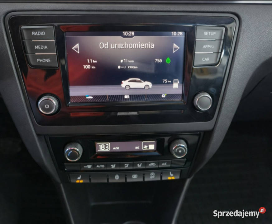 koda RAPID 2019 Salon Polska 1Właściciel Style system Start-Stop Białystok