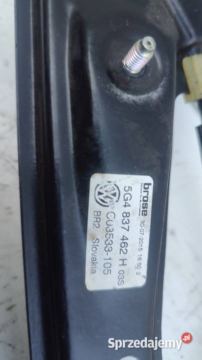 21VW GOLF 7 VII HB PODNOŚNIK MECHANIZM SZYB