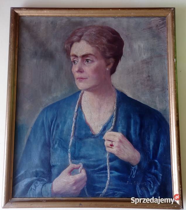 Obraz "Portret kobiety" Maria Pia Górska,1931 r.