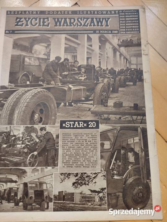 Życie Warszawy dodatek z 194950 i 51 r świętokrzyskie Ostrowiec Świętokrzyski