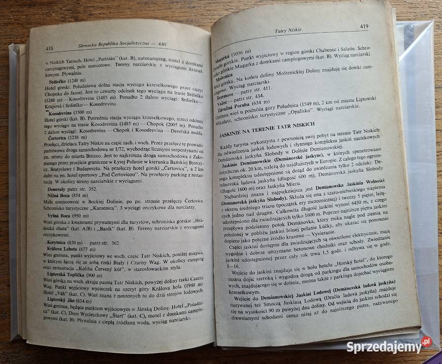 Przewodnik Czechosłowacji Cibor Rybar Mapy i przewodniki sprzedam