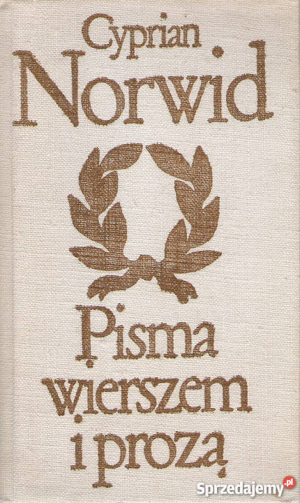 Pisma wierszem i prozą C Norwid lubelskie Puławy