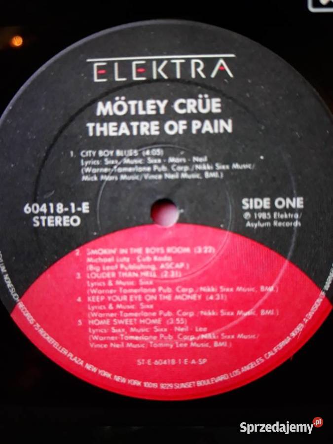 Archiwum heavy rocka MOTLEY CRUE Theatre of Pain podkarpackie