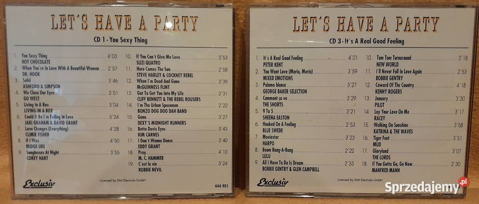 Cd Lets Have A Party 2 płyty składanka Warszawa sprzedam