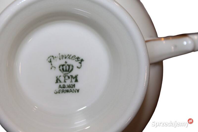 Filiżanka do herbaty KPM Prinzess 19301945 zachodniopomorskie Szczecin