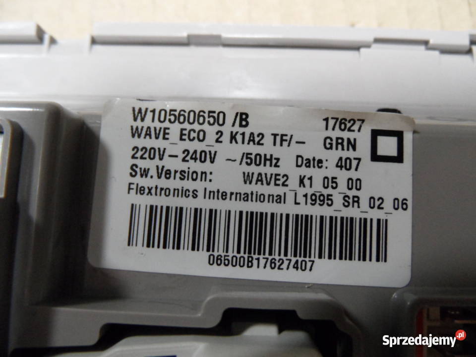 programator pralki whirlpool AWOC61203SL