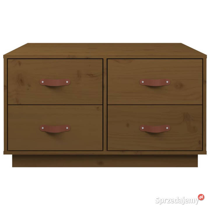 Stolik kawowy miodowy brąz 80x80x45 lite drewno Warszawa sprzedam
