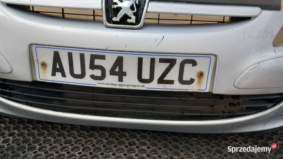 PEUGEOT 307 ZDERZAK PRZÓD EZRC osobowe wielkopolskie Zbierkowo