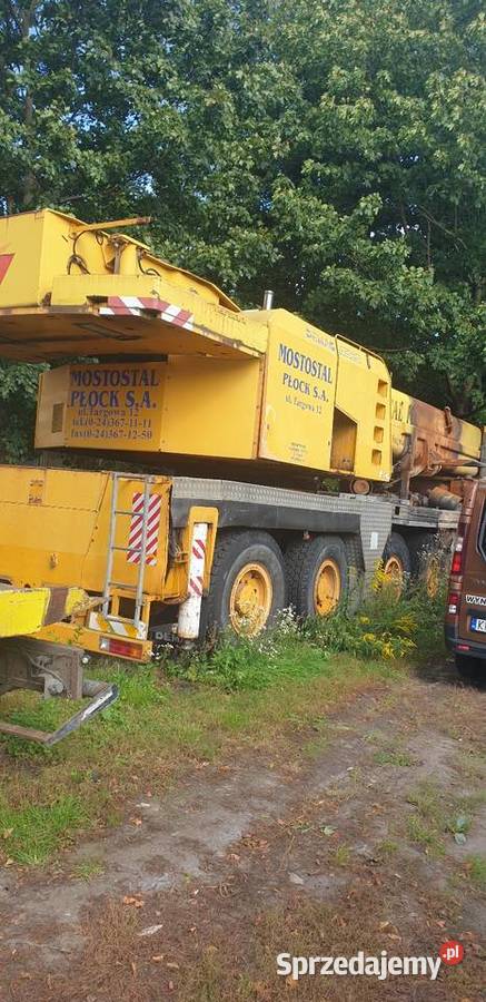 Uszkodzony dźwig terenowy samojezdy Demag AC 120 warmińsko-mazurskie Dobre Miasto