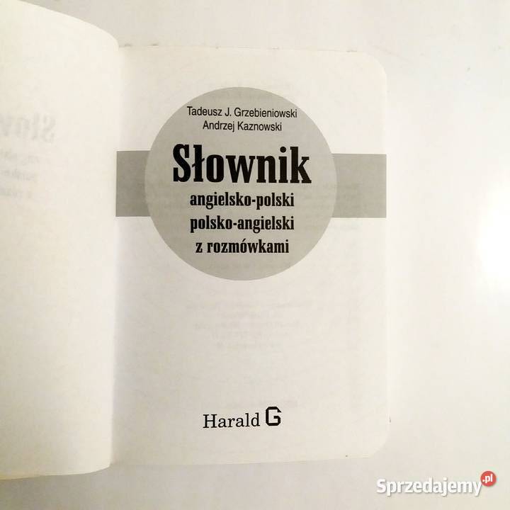 Słownik z rozmówkami angpol polskoangielski Łódź