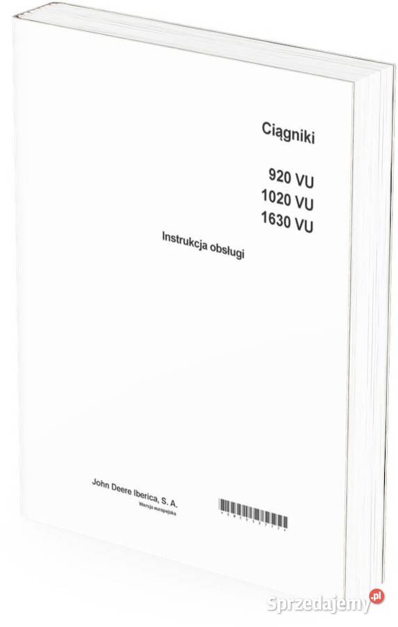 John Deere JD 2064 2264 Instrukcja katalog wielkopolskie Szamotuły