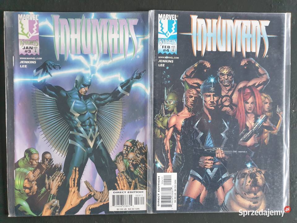 Inhumas 11 oryginalnych komiksów Marvel USA Superbohaterowie