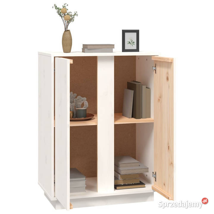 Szafka biała 60x35x80 lite drewno sosnowe mazowieckie sprzedam
