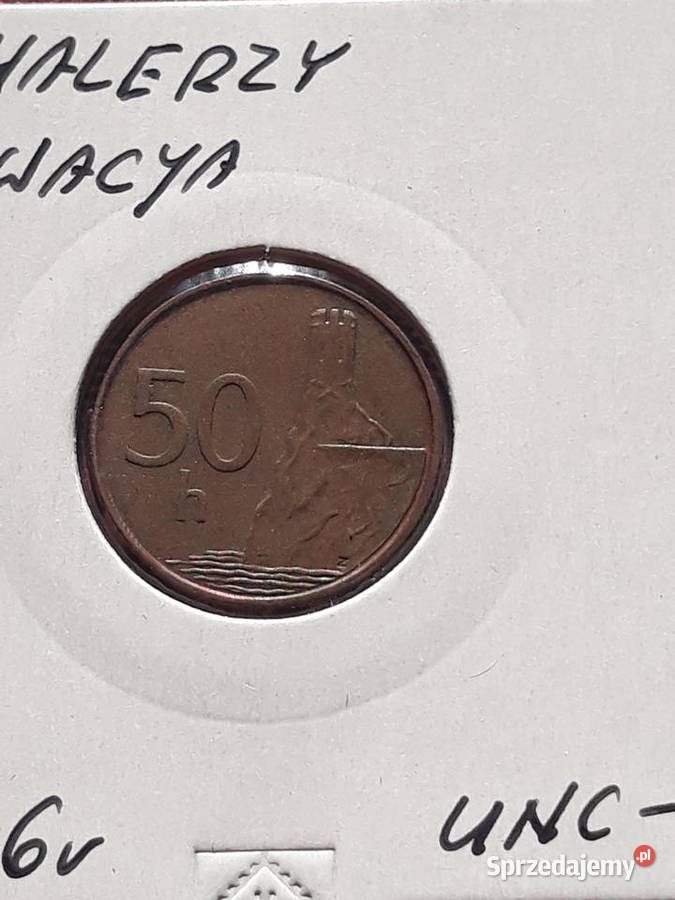 50 Halerzy Słowacja 1996 r mennicze wielkopolskie Konin