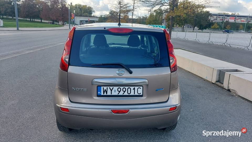 Nissan Notę 100 1wł oryg Lakier ASO Polska 1386cm3 Warszawa