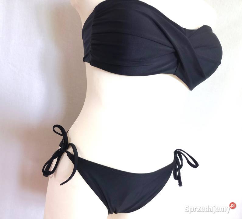 Strój Kąpielowy czarny Dwuczęściowy Bikini r 40 Stroje kąpielowe Białystok