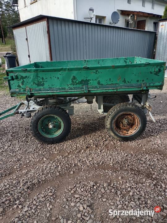 Przyczepa wywrotka multi car japoński traktorek Tłumaczów