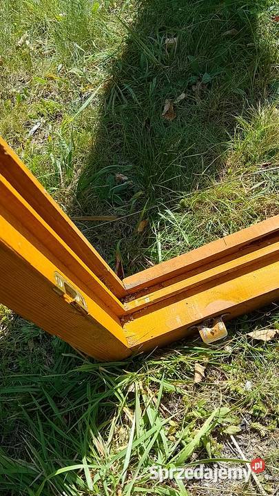 DRZWIOKNA balkonowe drewniane świerkowe 88x220 2 Dom i Ogród Nowa Dęba