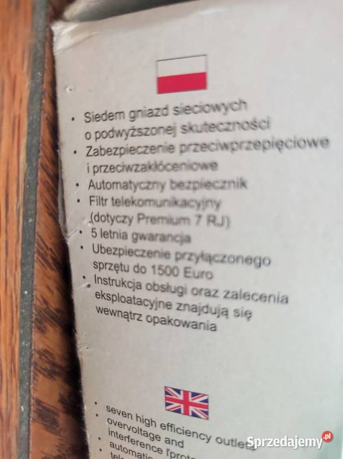 przedłużacz listwa zasilająca filtrująca 5 świętokrzyskie Kielce sprzedam