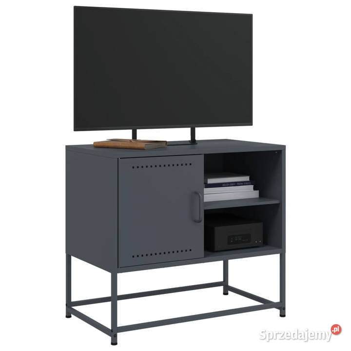 Szafka pod telewizor różowa 1005x39x605 stalowa