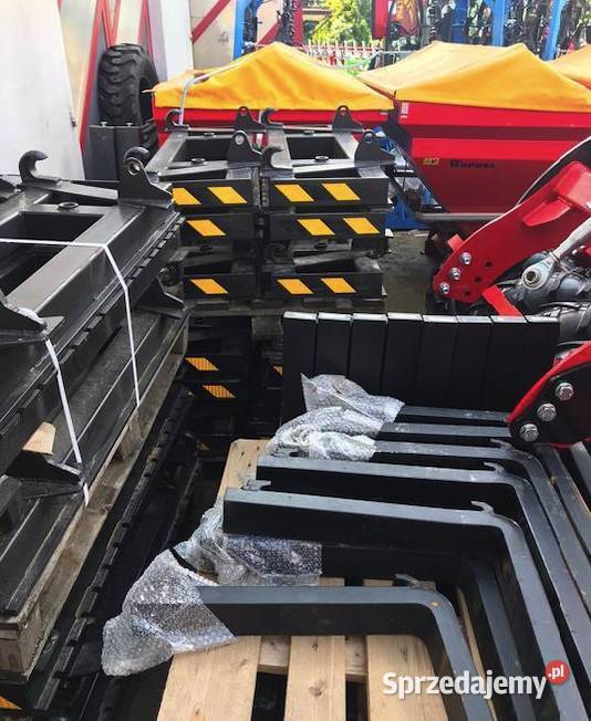 Widły do palet 12m z euroramką DOSTĘPNE ręki Rzędziany