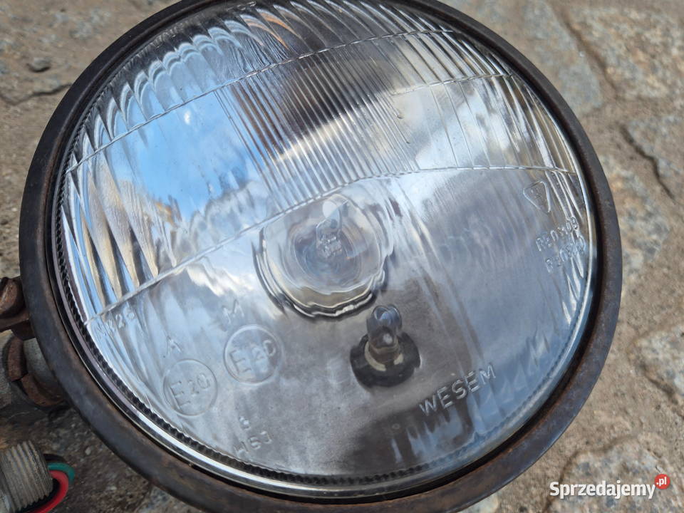 Przednie lampy Ursus C330 metalowe komplet małopolskie sprzedam