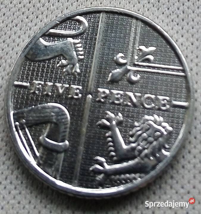 WIELKA BRYTANIAFIVE PENCE2012 r mazowieckie Legionowo