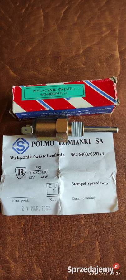 Nowy wyłącznik światła cofania FSOPOLONEZ Lublin