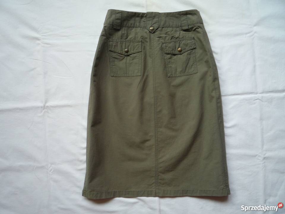 Camamieu 34XS 36S Spódniczka zielona khaki Szczecin