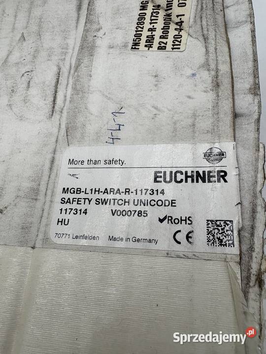 Euchner MGBL1HARAR117314 Safety switch mazowieckie Warszawa
