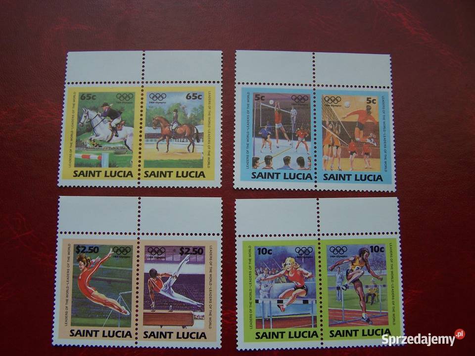 St Lucia 1984 MNH Sport Olimpiada Los Angeles 84