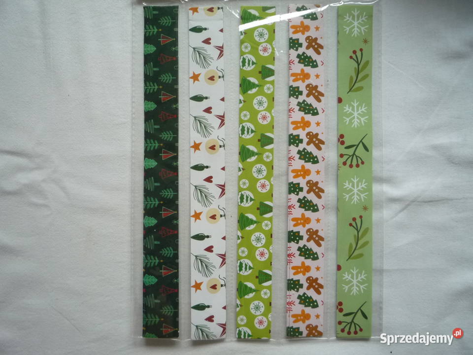 Papier świąteczny do wykonania łąńcucha na sprzedam