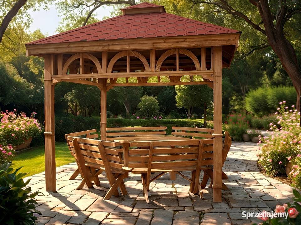 ALTANA 6 3x3m Eleganckie Półokrągłe Podpory Parzymiechy sprzedam