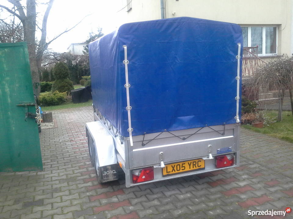 Przyczepka dwuosiowa z plandeka mazowieckie Wierzbica