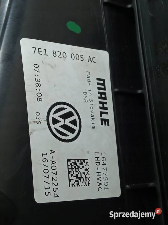 NAGRZEWNICA 7E1820005AC VW Volkswagen