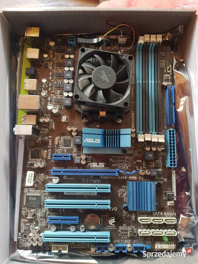 Plyta asus m487td usb3 phenom x4 965be sprzedam
