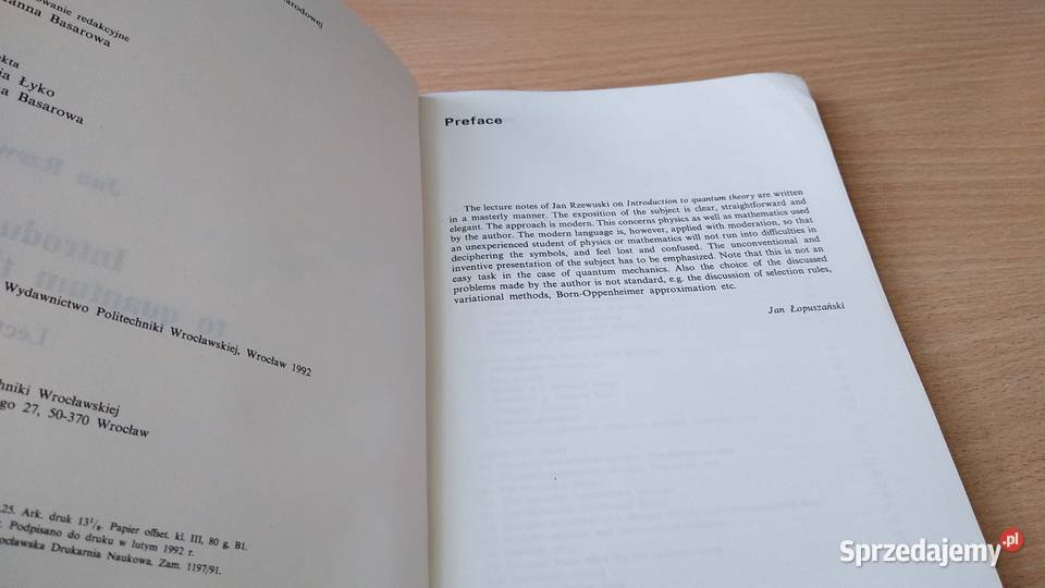 Introduction to quantum theory lecture notes Jan