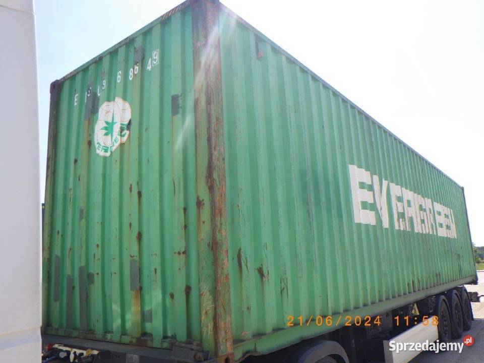 Kontener morski 40HC 12 m wysoki szczelny Olsztyn