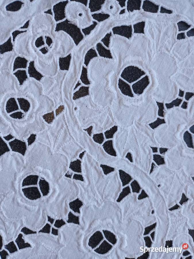 haft haftem richelieu okrągła serwetka serweta Gdańsk